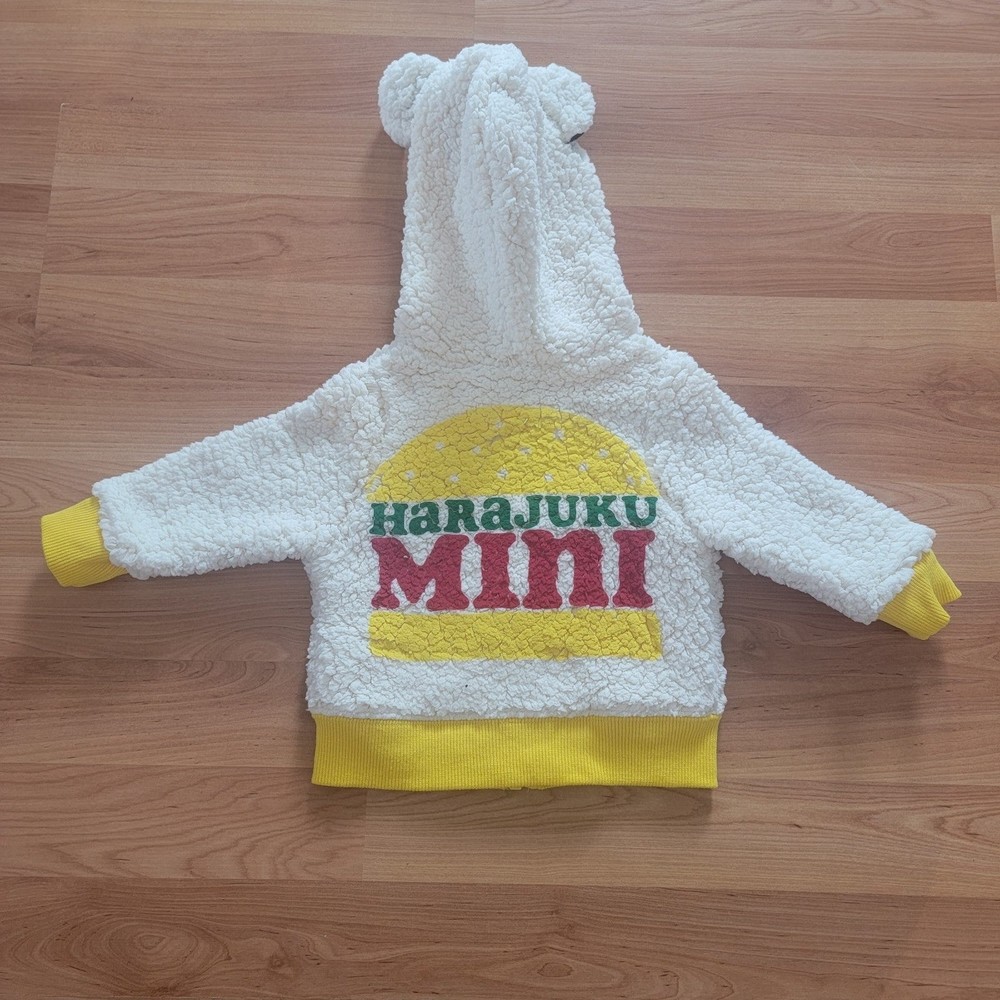 Harajuku Mini Gwen Stefani Fleece Faux Sherling Hoodie Size 6 Months